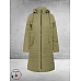Kaffe Curve Parka Leina Step  Dusky Green